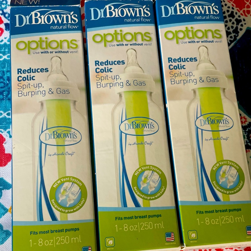 Dr browns bottles set of (3)